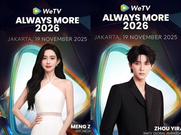 Meng Ziyi dan Zhou Yiran hadir di WeTV Always More 2026 Jakarta, acara megah WeTV Indonesia dengan kejutan spesial untuk para fans setia drama Asia